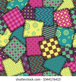 patchwork background vector illustration 
