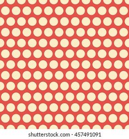 patchwork. circles. pea rows. seamless pattern