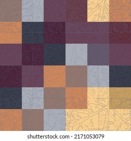 Patchwork Colorful flowers pattern spring botanical design.  Trendy Graphic Design for Design for fashion , fabric, wrapping and all prints on white