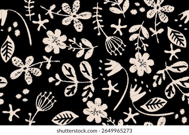 Patchwork floral pattern with ikat-style and handmade motifs. damask style pattern.Ikat ethnic oriental embroidery,Aztec style,baroque.design for texture,fabric,clothing,decoration,fashion,tile
