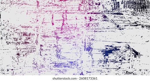 Patchwork neon purple abstract background. Party and  celebration watercolour template. Creative design. Multi-colored patterns. Monochrome texture background.