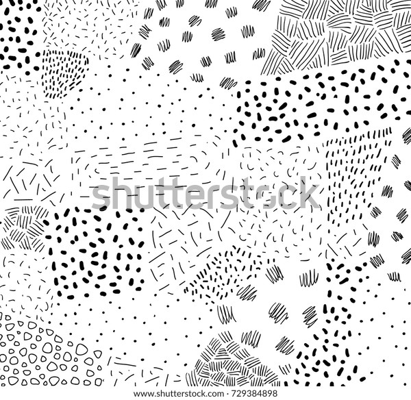 Patchwork Pattern Border Frame Abstract Background Stock Vector ...