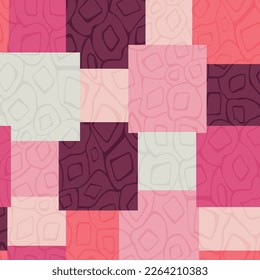 patchwork pattern on Textures background