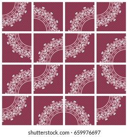 Patchwork pattern from vintage pattern. Can be used for wallpaper, pattern fills, cards and invitations, surface textures and other. Romantic style  