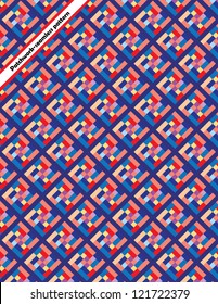 Patchwork seamless pattern