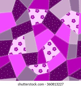 Patchwork seamless pattern