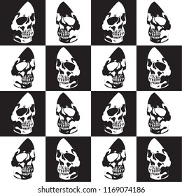 patchwork skull pattern