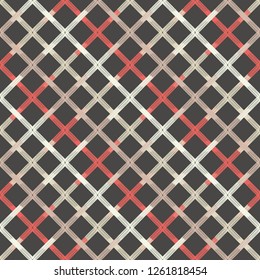 Patchwork texture. Weaving. Hand hatching. Trendy seamless pattern designs. Vector geometric background. Can be used for wallpaper, textile, invitation card, wrapping, web page background.