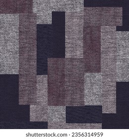 patchwork textures pattern on background