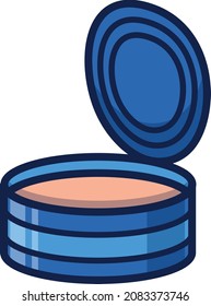Pate illustration icon design flat food
