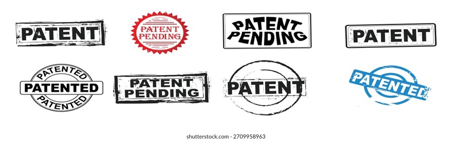 Patent grunge stamp  vector illustration