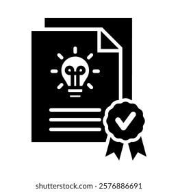 Patent Icon Element For Design