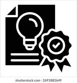 Patent-Icon-Element für Design