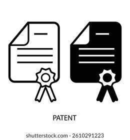 Patent Icon Object, Patent Icon Line art, Patent Icon Image, Patent Icon Symbol