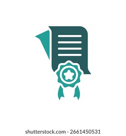 icono de patente. Vector. Trazo editable. signo de estilo lineal para uso Diseño web, logotipo. Ilustración de símbolo.