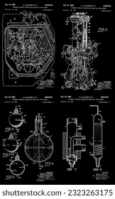 Patent Nuclear Reactor Poster Print, Science Teacher, Physicist Gift, Physics Lab Art, Power Technician, Engineer Gift Blueprint