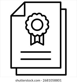 Illustrationsvektor für das Symbol "Patentgliederung"
