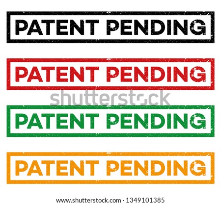 PATENT PENDING stamp text on white.