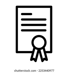 Patent Vector Line Icon Design