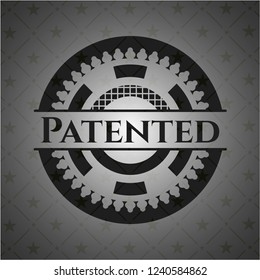 Patented dark badge