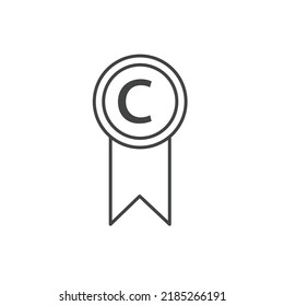 Patented icons  symbol vector elements for infographic web