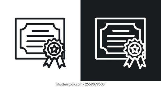 Patented icons. vector set in black colors