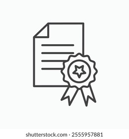 Patented isolated icon. vector illustration.