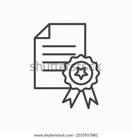 Patented isolated icon. vector illustration.
