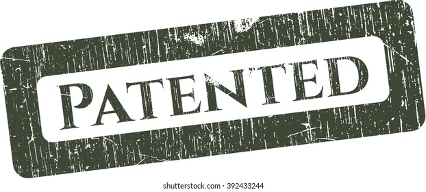 Patented rubber stamp