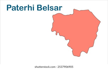 Paterhi Belsar subdivision map ,Vaishali District, Bihar State, Republic of India, Government of Bihar, Indian territory, Eastern India, politics, village, tourism