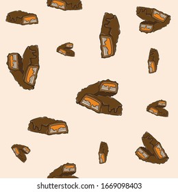 Patern chocolate nougat remake, good for your design or print
