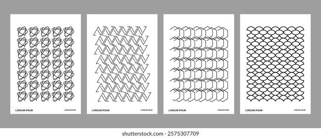 A patern pattern with a unique shape, namely another shape than a square.