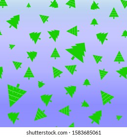 Patern. Stylish christmas tree. Vector illustration