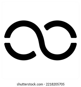 path and direction icon concept