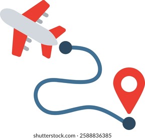 Path Flat Illustration Vector Design