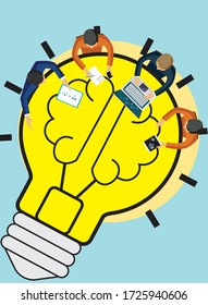 Path to the goal, Business Concept, finishing up, start up, vector