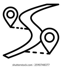 Path Icon Element For Design