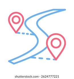 Path Icon Element For Design