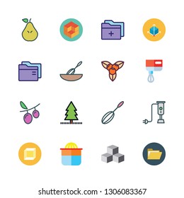path icon set. vector set about cube, mixer, folder and cubes icons set.