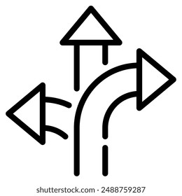 Path icon for web, app, infographic, etc