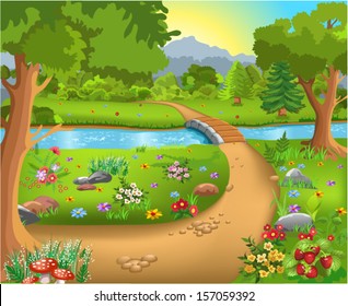 path into the forest