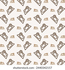 Path route magnificent trendy multicolor repeating pattern vector illustration background