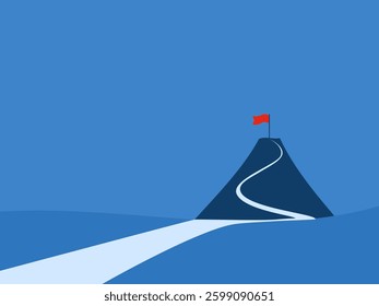 Path to Success, Flag of Victory on the High Mountain
