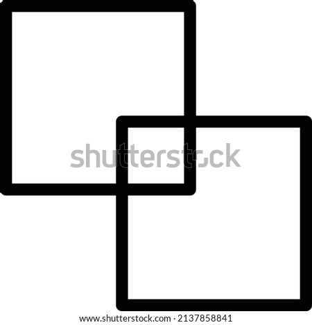 Pathfinder Icon, Design Tool Sign And Symbol Isolated On White Background.