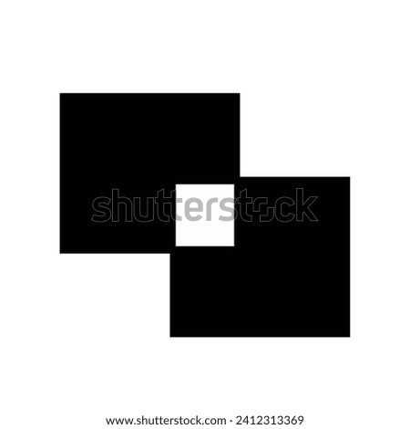 Pathfinder icon isolated on white background, vector template illustration logo design.
