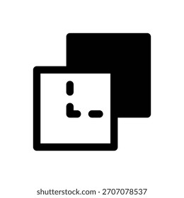 Buscador de caminos. Icono de Vector de trazo delineado con detalles rellenos de negro.