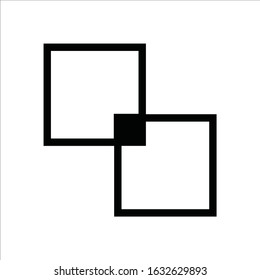Pathfinder vector icon. Merge flat sign design. Combine symbol pictogram