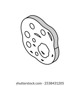 pathogen bacteria virus isometric icon vector. pathogen bacteria virus sign. isolated symbol illustration