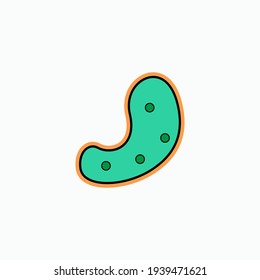 Pathogen Icon. Bacteria Symbol - Vector.