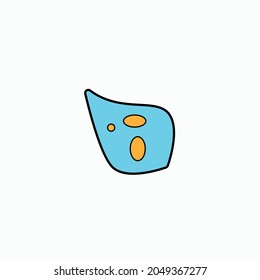 Pathogen Icon. Bacterium, Research Result Symbol  - Vector. 